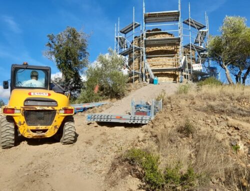 Début des travaux du moulin